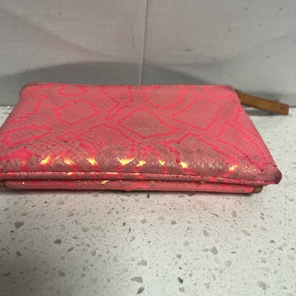 Consuela Pink and Tan Wristlet - Picture 4 of 8